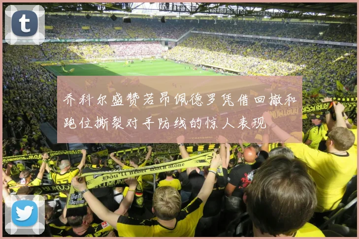 乔科尔盛赞若昂佩德罗凭借回撤和跑位撕裂对手防线的惊人表现